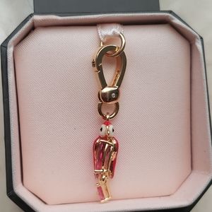 Juicy couture red parrot charm